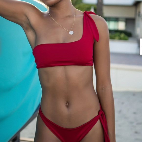 15DALINA SWIM One Shoulder Bikini Set NWOT - Picture 1 of 9